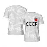 MAILLOT CCCP FOOTBALL NOIR MARBRE BLEU