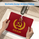 CCCP КОВЕР СЕРП МОЛОТ КОРОНА ПШЕНИЦА ЗВЕЗДА КРАСНЫЙ ФОН