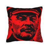 HOUSSE COUSSIN STALINE PORTRAIT PEINTURE OFFICIELLE FOND ROUGE DRAPEAU