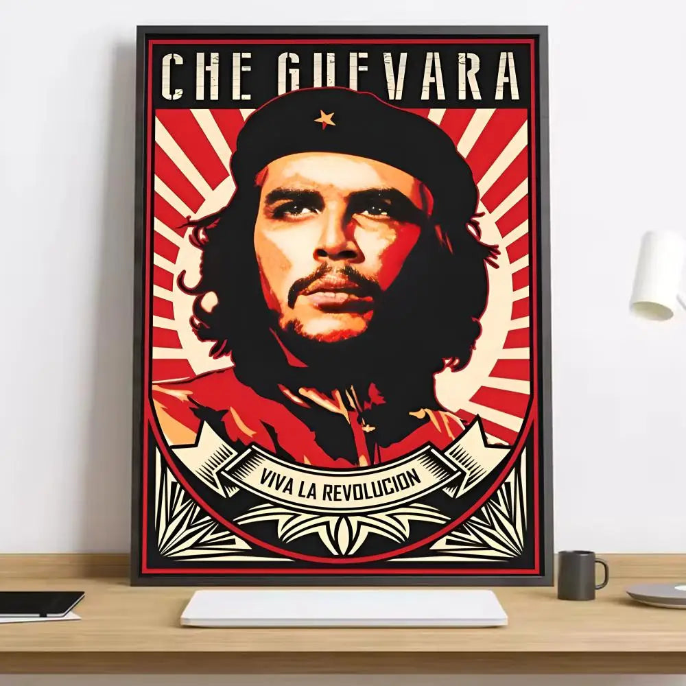 AFFICHE CHE GUEVARA VIVA LA REVOLUCION VINTAGE | CU & Communist Universe