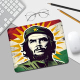 MUISMAT CHE GUEVARA TWEEKLEURIG SILHOUET ROOD ZWART DIAGONAAL