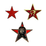 PIN INSIGNIA CHE GUEVARA RETRATO ESMALTE COLORES BRILLANTES METAL