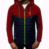 CHAQUETA ACOLCHADA NEGRA CCCP ESTRELLA ROJA