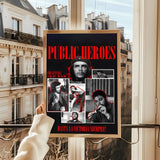 POSTER CHE GUEVARA PUBLIC HEROES HISTORISCHE COLLAGE