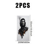 STICKER CHE GUEVARA VISAGE VINYLE 2 PIECES DECORATION VOITURE