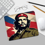 MUISMAT CHE GUEVARA TWEEKLEURIG SILHOUET ROOD ZWART DIAGONAAL