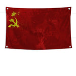 DRAPEAU CCCP FLAMME RÉVOLUTIONNAIRE
