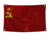 DRAPEAU CCCP FLAMME RÉVOLUTIONNAIRE