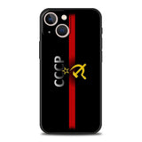 FUNDA PARA IPHONE MARTILLO PROLETE OSCURO CCCP