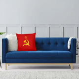 KISSENBEZUG UDSSR SICHELHAMMER GOLD STAR REINE ROTE FLAGGE