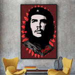 POSTER CHE GUEVARA PORTRAIT ICONIQUE ROUGE