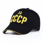 CASQUETTE CCCP NOIRE BRODÉE CLASSIQUE