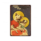 METALEN BORD DOOD VAN STALIN FILMPOSTER VINTAGE ROOD