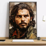 AFFICHE CHE GUEVARA PEINTURE RÉALISTE REGARD