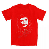 T-SHIRT IN COTONE CUBA DI CHE GUEVARA RETRO POLITICAL REVOLUTION