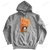 GIACCA DA SOLDATO SOVIETICO DA UOMO CON CAPPUCCIO IN COTONE DELL'ESERCITO URSS