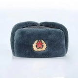 CHAPKA USHANKA SOVIÉTIQUE AVEC DÉCORATIONS