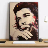 POSTER CHE GUEVARA AQUARELL ZIGARRENPORTRÄT