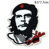 ECUSSON CHE GUEVARA PORTRAIT ROUGE FOND NOIR 6X9CM