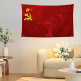 DRAPEAU CCCP FLAMME RÉVOLUTIONNAIRE