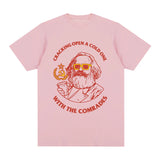 T-Shirt Karl Marx "Cracking Open a Cold One"