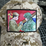 ECUSSON CCCP SOLDATS SOVIETIQUE MODERNE RUBAN SAINT GEORGES
