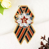 PIN RUBAN GEORGE DRAPEAU RUSSE TRICOLORE