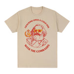 T-Shirt Karl Marx "Cracking Open a Cold One"