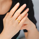 BAGUE FAUCILLE ET MARTEAU AJUSTABLE ACIER
