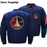 CCCP WINDJACK SOVJETRAKET EMBLEEM MULTICOLOR