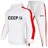 JOGGING CCCP HOZ MARTILLO BLANCO RAYAS ROJAS