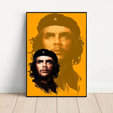 POSTER CHE GUEVARA AQUAREL WOORDENBOEK KLEURRIJK