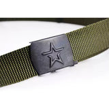 CEINTURE TOILE VERTE BOUCLE ÉTOILE SOVIÉTIQUE
