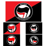 DRAPEAU ACTION ANTIFASCITE