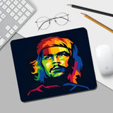 MUISMAT CHE GUEVARA TWEEKLEURIG SILHOUET ROOD ZWART DIAGONAAL