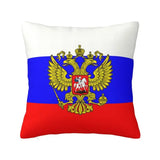 KUSSENHOES RUSLAND USSR VOLLEDIG WAPENSCHILD DRIEKLEURIGE VLAG
