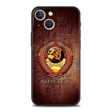 FUNDA PARA IPHONE CCCP ESTRELLA ROJA MILITAR NEGRA