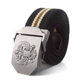 CEINTURE TOILE AIGLE IMPÉRIAL RUSSE 20 COLORIS