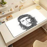 BÜROTEPPICH CHE GUEVARA KLASSISCHES PORTRÄT ROTER HINTERGRUND XXL