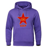 CCCP ANTHRAZITGRAUES KAPUZENSWEATSHIRT