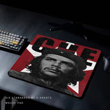MUISMAT CHE GUEVARA HOPE STIJL DRIEKLEUR BLAUW BEIGE ROOD