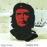 ECUSSON CHE GUEVARA PORTRAIT ROUGE FOND NOIR 6X9CM