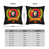 FUNDA DE COJÍN CHE GUEVARA COMUNISMO SOVIÉTICO MÚLTIPLES RETRATOS