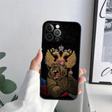 HOESJE RUSLAND BRULLENDE BEER DRIEKLEUR IPHONE