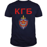 ФУТБОЛКА КГБ ОФИЦИАЛЬНАЯ КИРИЛЛИЧЕСКАЯ ЭМБЛЕМА