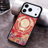 COQUE CCCP BLASON COLORÉ ROUGE BORDEAUX IPHONE 2