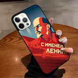 HOESJE CCCP STALIN VINTAGE SEPIA PORTRET IPHONE