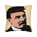 HOUSSE COUSSIN STALINE PORTRAIT PEINTURE OFFICIELLE FOND ROUGE DRAPEAU
