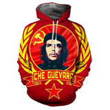 SWEAT À CAPUCHE CHE GUEVARA "SYMBOLIQUE RÉVOLUTIONNAIRE"