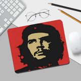 MUISMAT CHE GUEVARA TWEEKLEURIG SILHOUET ROOD ZWART DIAGONAAL